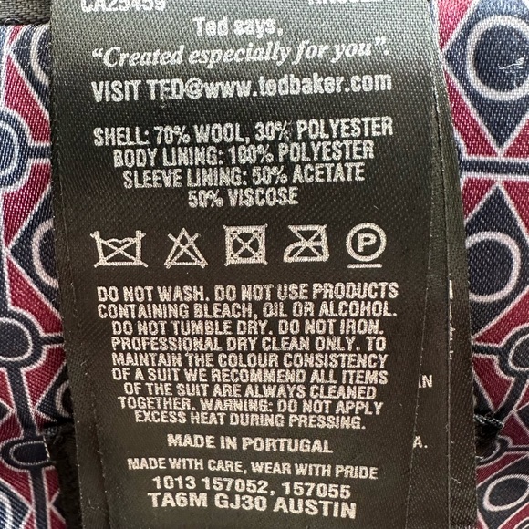 Ted Baker Wool Blazer - Picture 5 of 5